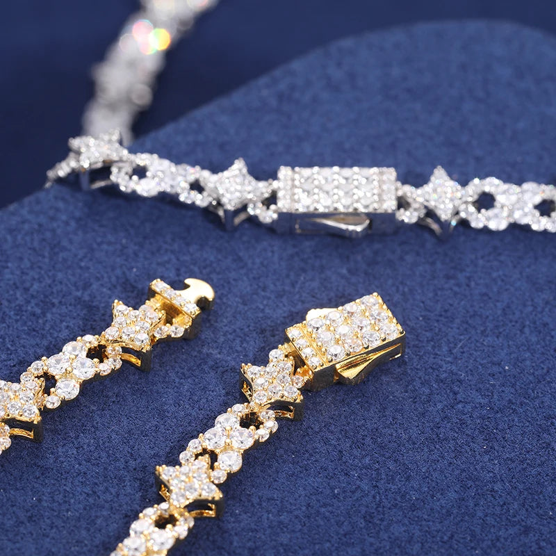 Moissanite Star Cuban Chain - Limited Edition