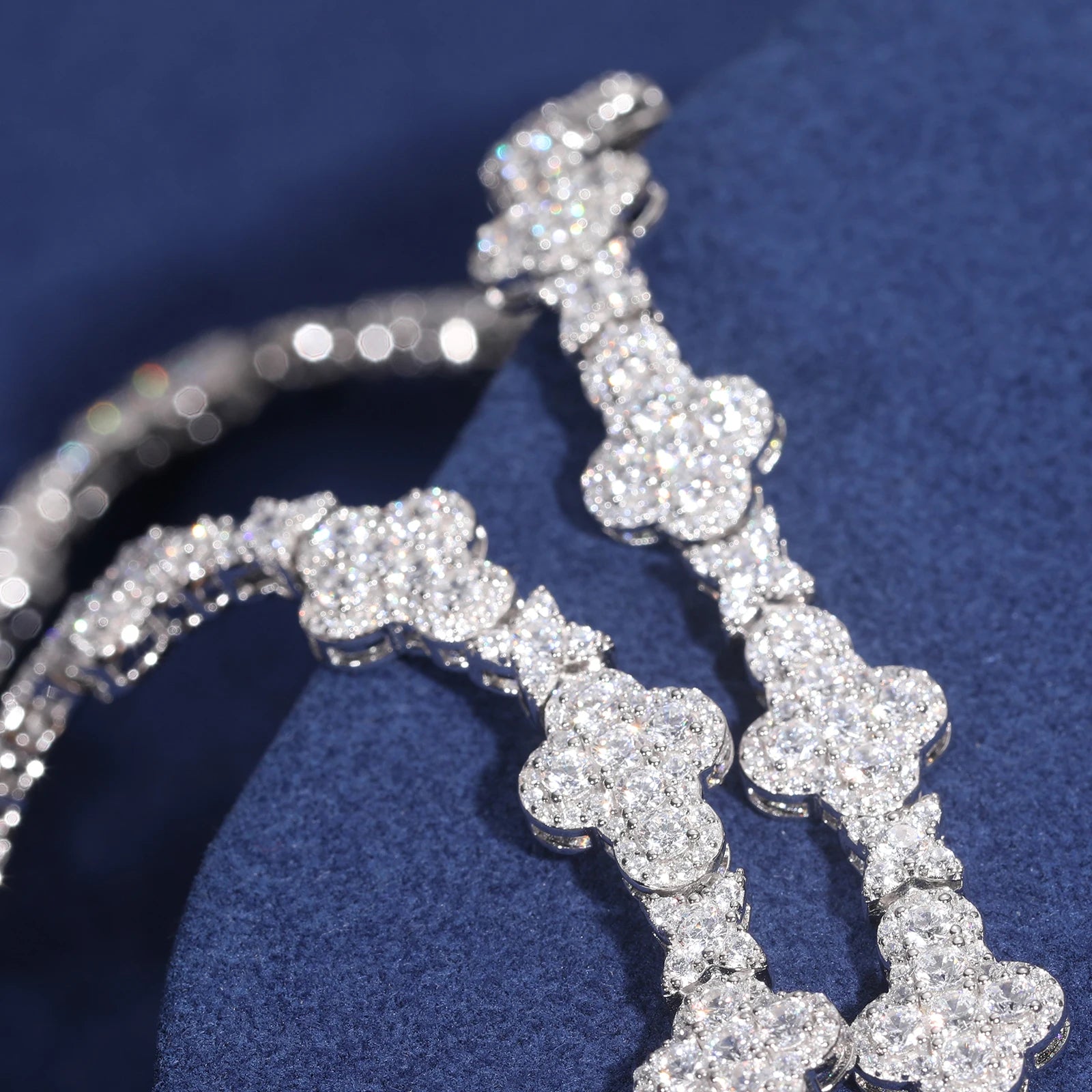 Moissanite Clover Bracelet