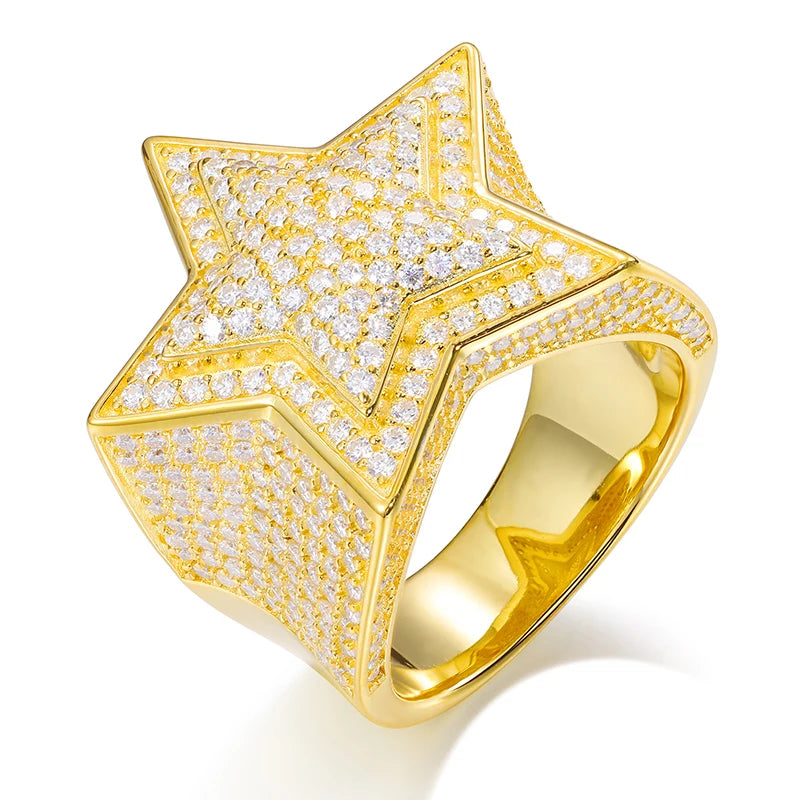 Moissanite Rockstar Ring