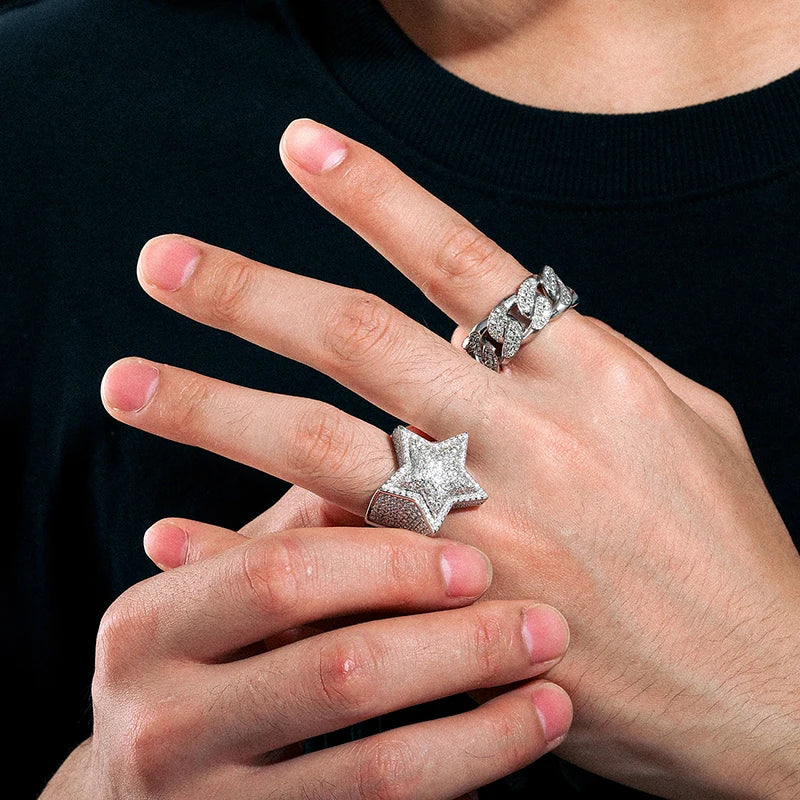 Moissanite Rockstar Ring